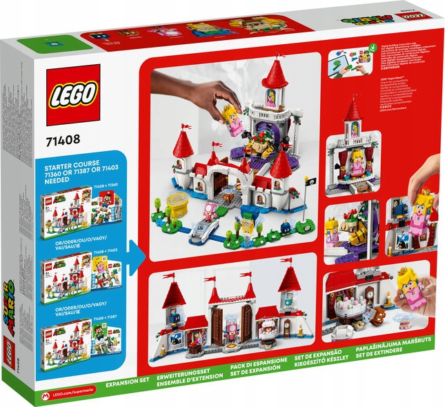 LEGO 71408 SUPER MARIO - ZAMEK PEACH ROZSZERZENIE Numer produktu 71408