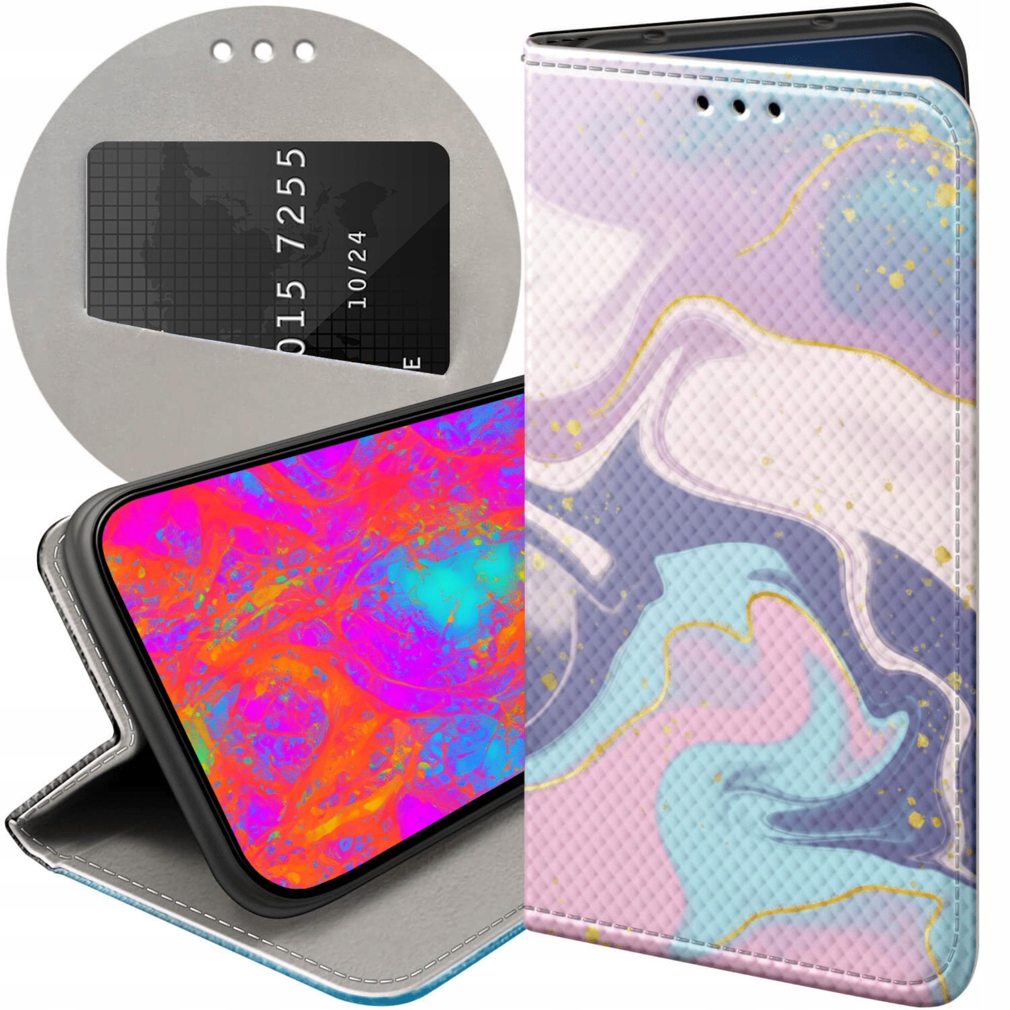 Etui Z Klapką Do Xiaomi Redmi Note 9T Pastele Ilustracja Case