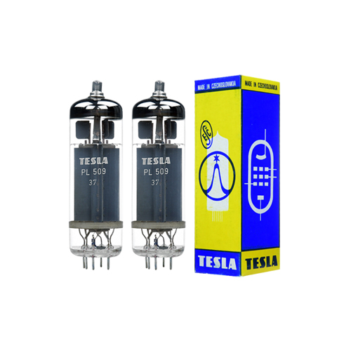 Elektrónová lampa PL509 40KG6 výkonová pentoda Tesla 2 ks zvolená dvojica