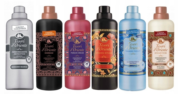 6 x Tesori d'Oriente sada oplachovacích prostředků 760 Ml