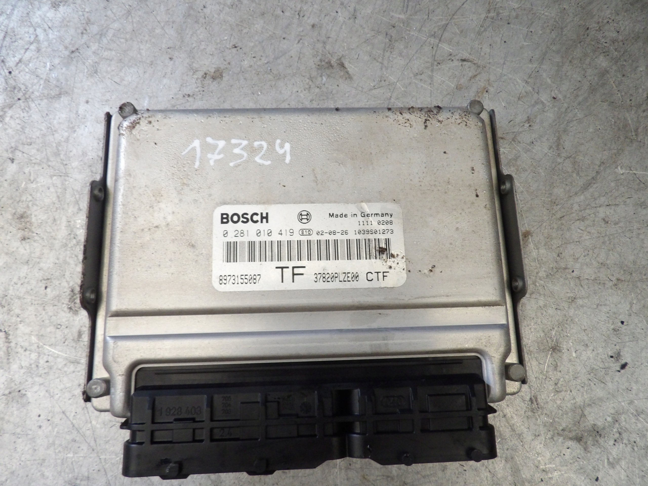 HONDA CIVIC VII 1,7 CDTI COMPUTER 0281010419 8973155087