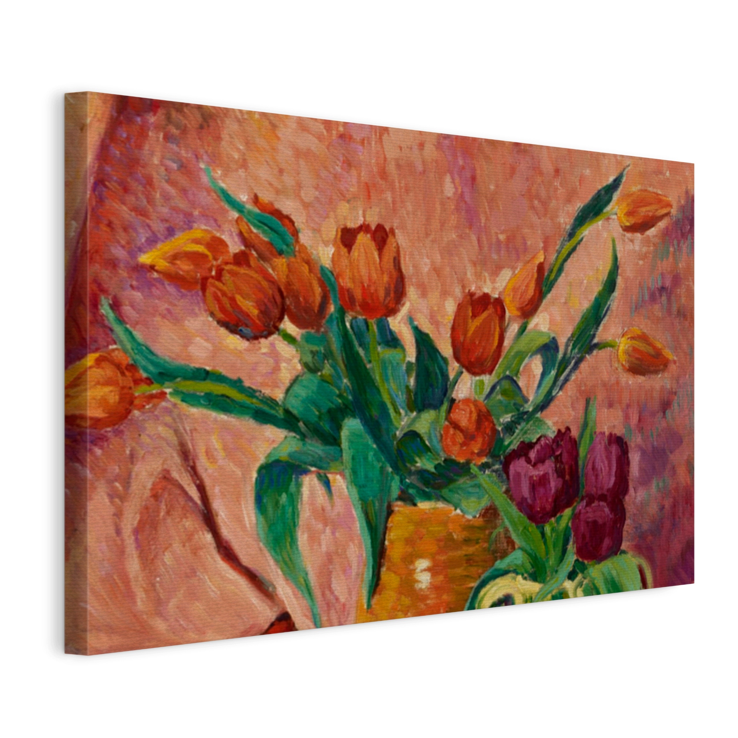 Obraz Na Plátne Alfred William Finch Dve Vázy S Tulipánmi 120x80