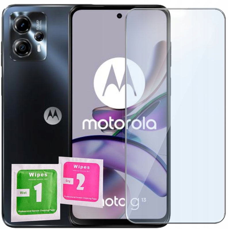 ETUI do MOTOROLA MOTO G13 / G23 MATOWE SLIM SOFT MATT CASE SLIM + SZKŁO 9H Dedykowany model Moto G13