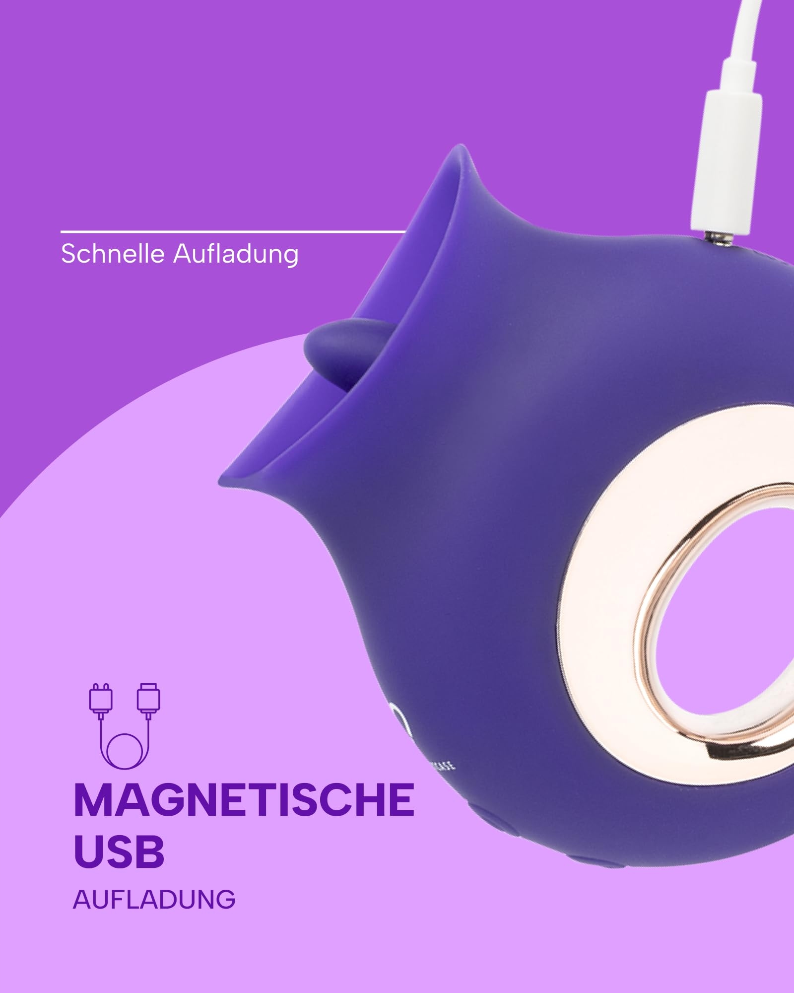 MYSECRETCASE Zestaw Wibratorów Dla Kobiet Stymulator Klitorisu 9 Trybów USB — miniatura 3