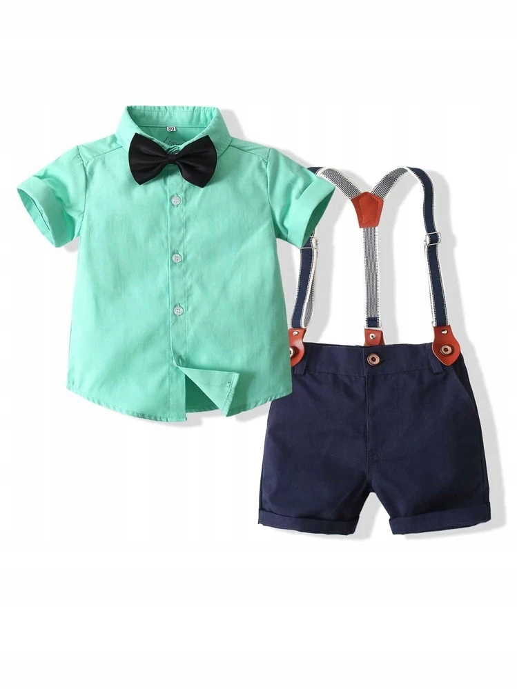 SHEIN DWUKOLOROWY KOMPLET ELEGANCKI (9-12M)