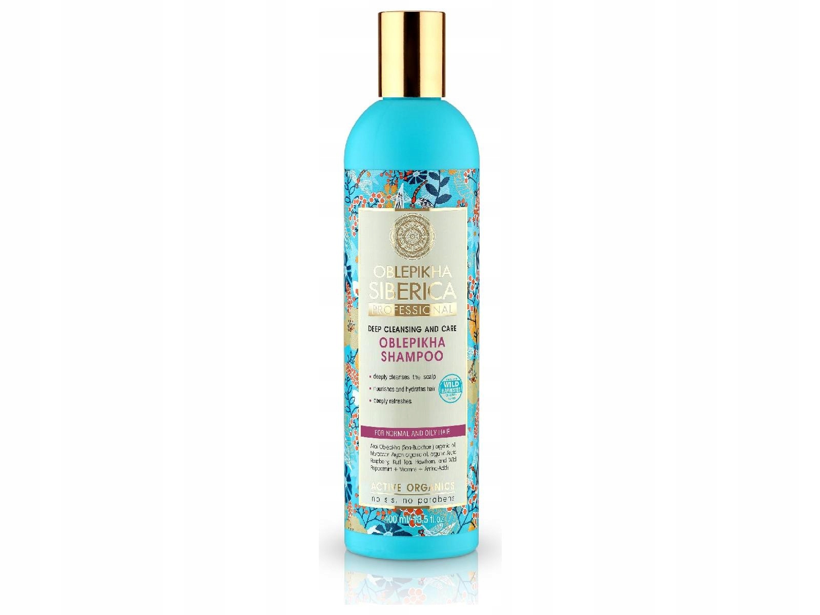 Natura Siberica Oblepikha šampon pro normální a mastné vlasy 400 ml