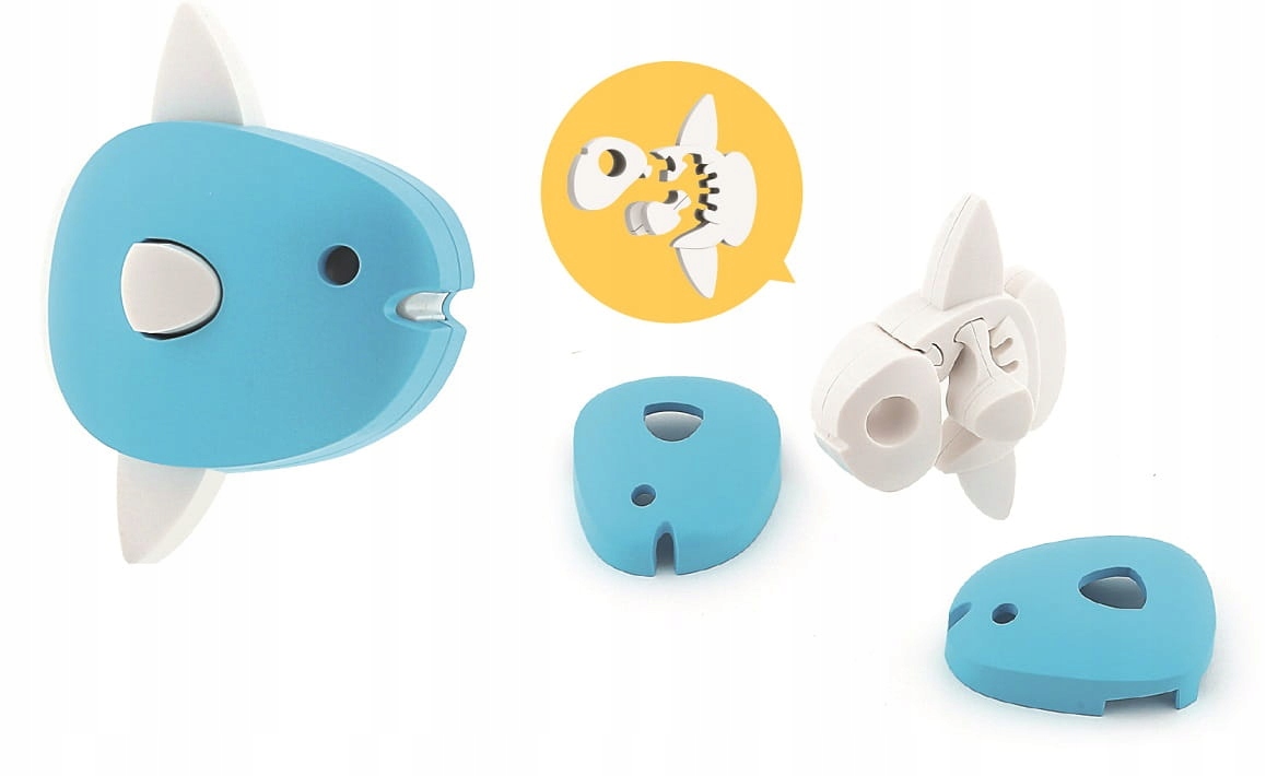 

Magnetyczny Składany Samogłów z Książeczką.