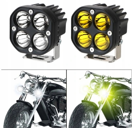 07X99A - Комплект галогенов 4 LED Cree 40W 6000lm прожектор