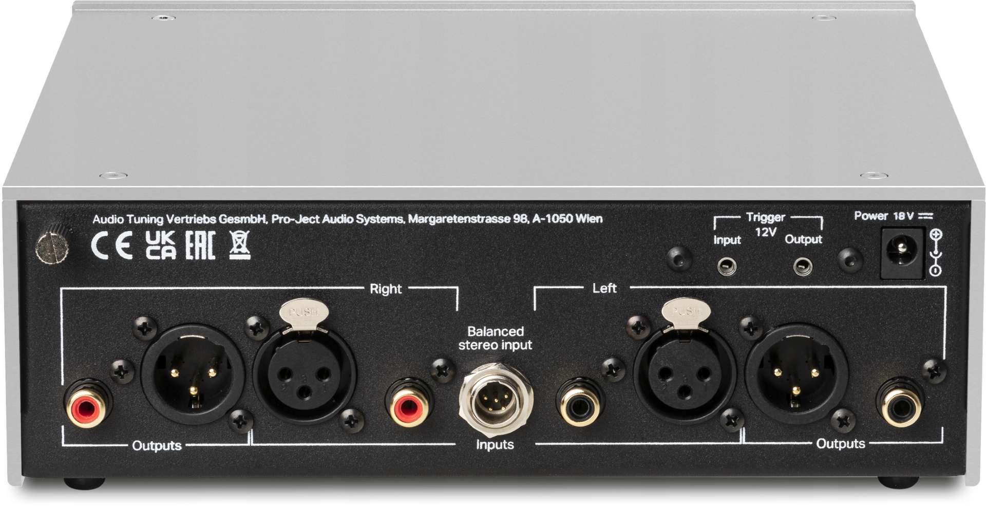 Przedwzmacniacz Pro-Ject Phono Box DS3 B Silver Sterowanie manualne