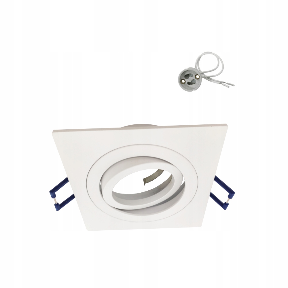 

Oprawa Led halogen aluminiowa kwadrat biała GU10