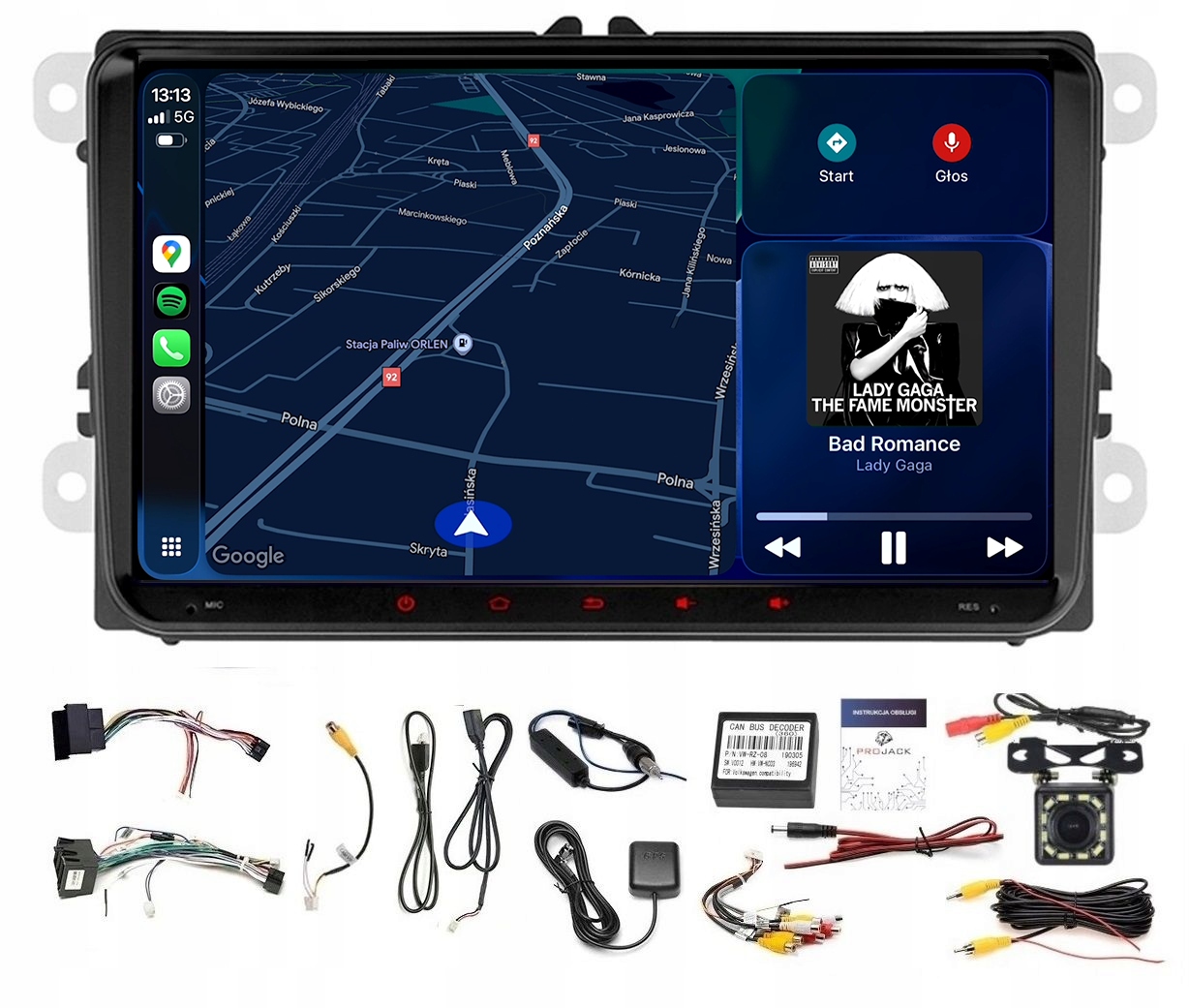 Rádio Navigácia Gps Android Vw Scirocco III 2008-2017 Wifi Carplay 2/64GB