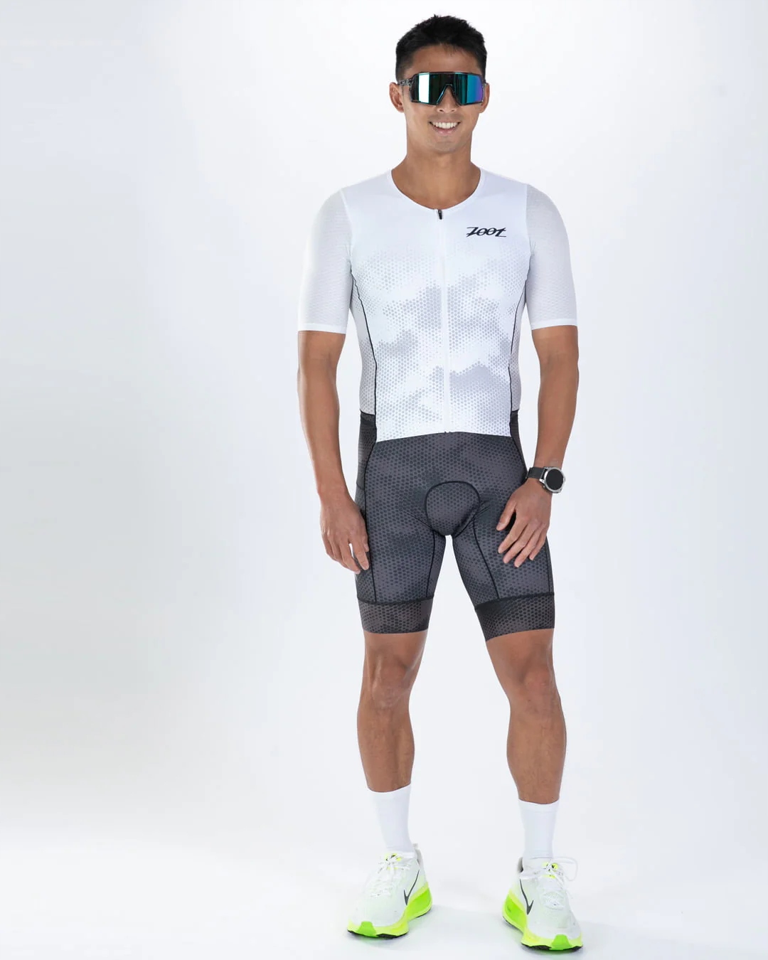 Pánský triatlonový oblek Zoot Aero Full Zip Shadow [Velikost M]