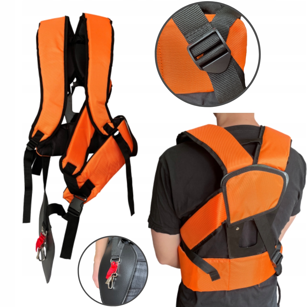 SZELKI DO KOSY SPALINOWEJ PLECAKOWE Z PASEM MOCNE (M831135 SZELKI DO