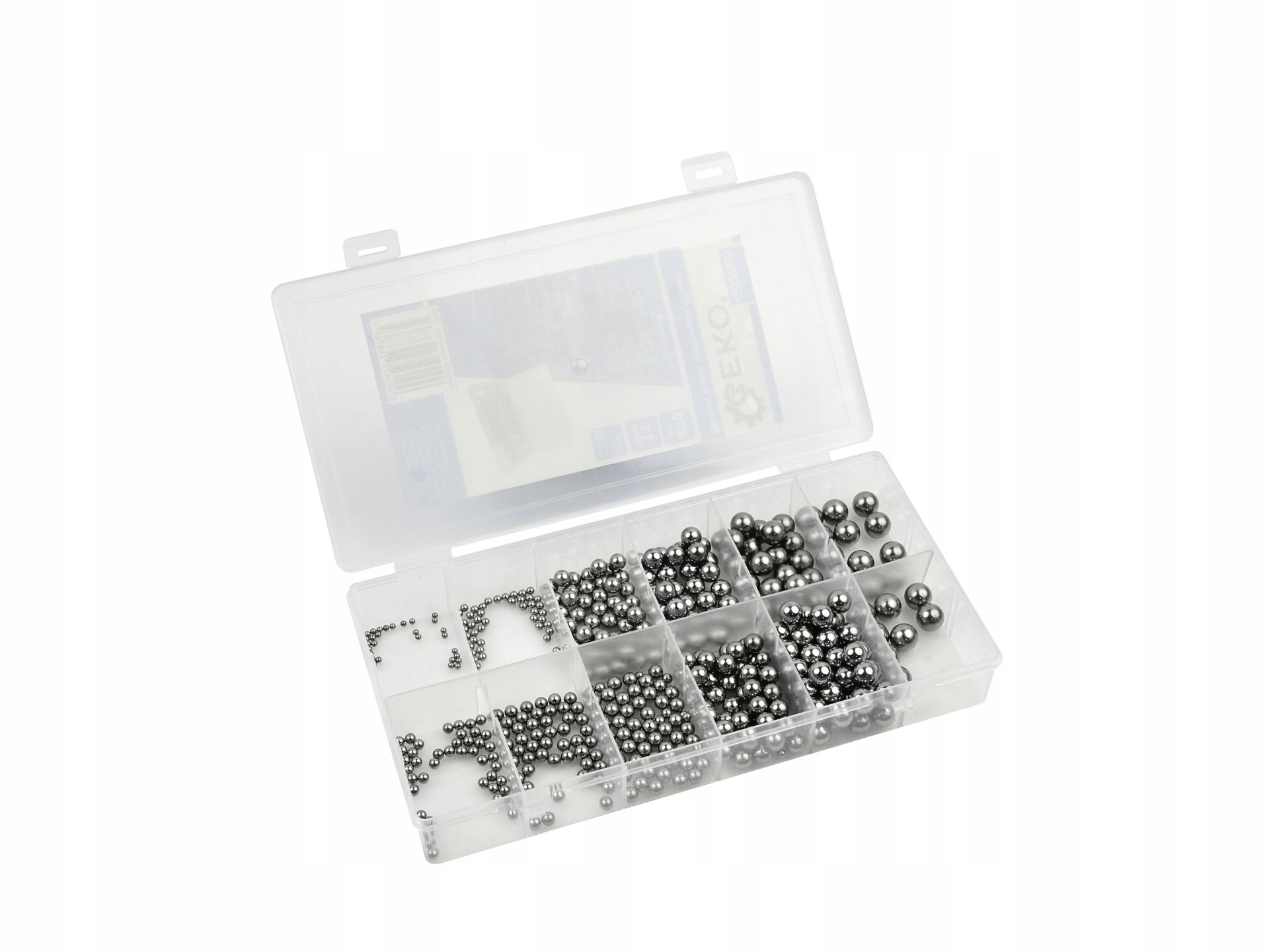 Zestaw kulek stalowych 470szt. GEKO