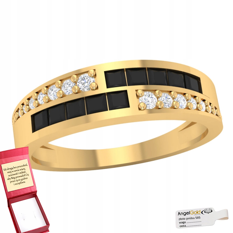 Zlatý Prstýnek Čtverečky Pr. 585