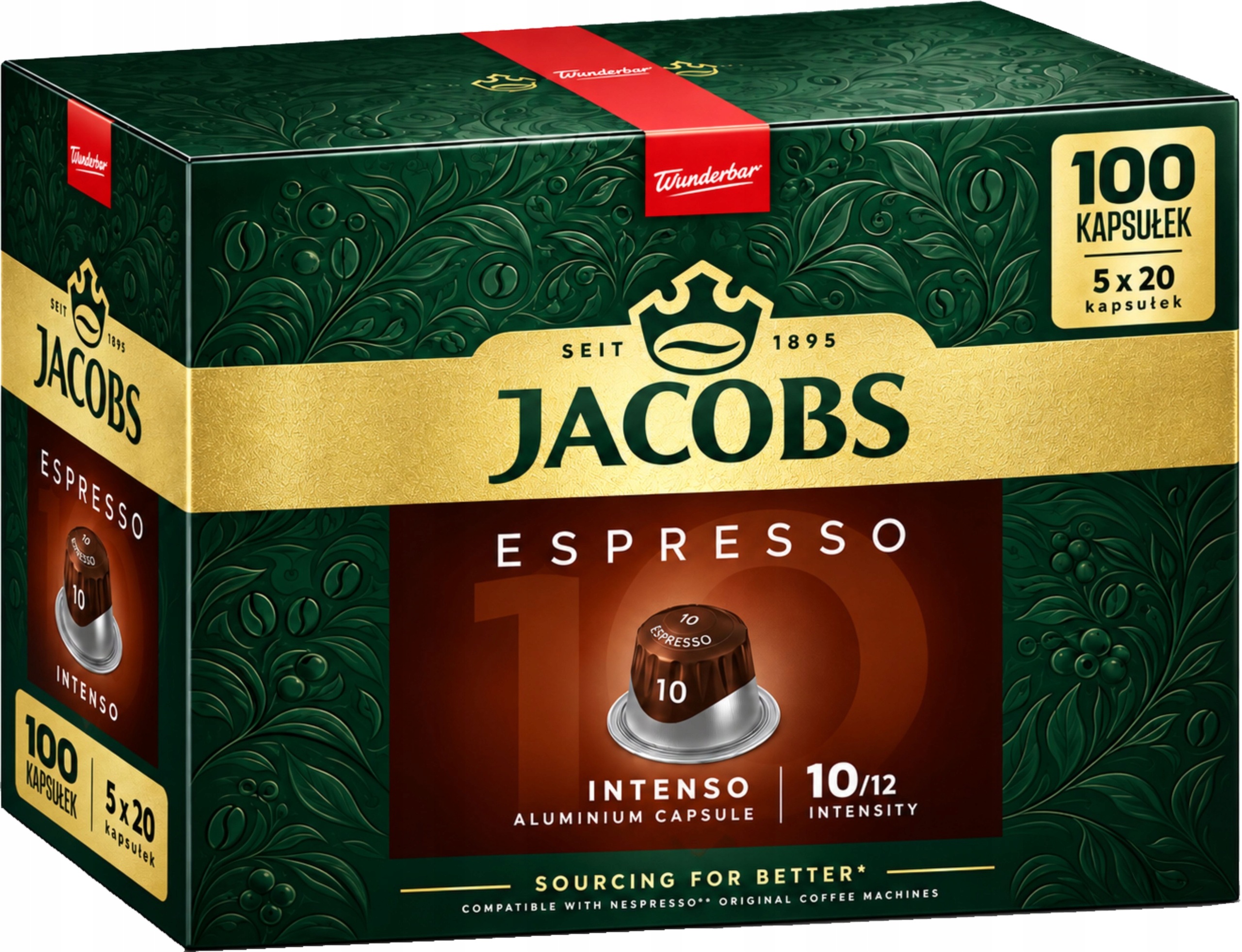 Kapsle Jacobs Espresso 10 pro kávovar Nespresso 100 ks