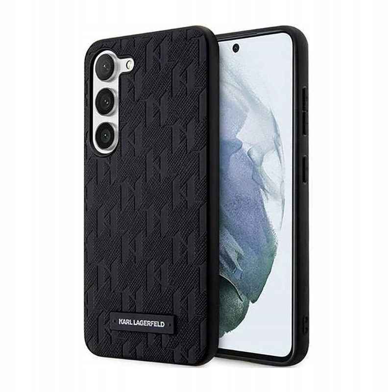 Etui Karl Lagerfeld Saffiano Mono Metal Logo na Samsung Galaxy S23 czarne