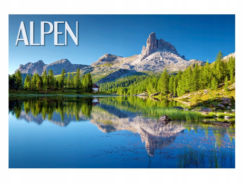 

Alpy Krajobraz Odbicie Magnes na lodówkę