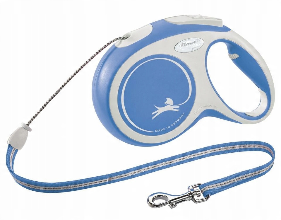 

Flexi Smycz New Comfort M linka 8m 20kg Niebieska