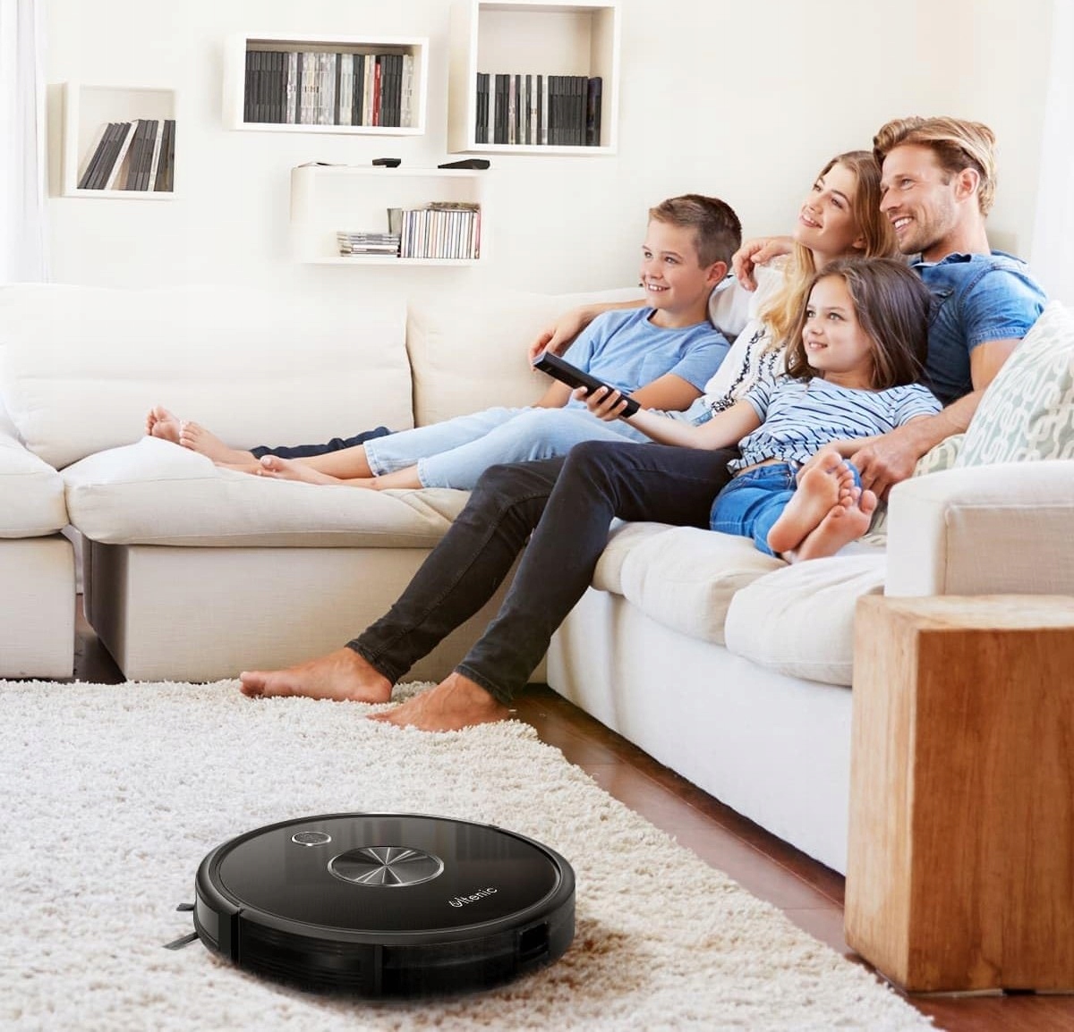 Robot Sprzątający Odkurzacz Samojezdny ULTENIC D5S PRO Aplikacja Moc 28 W