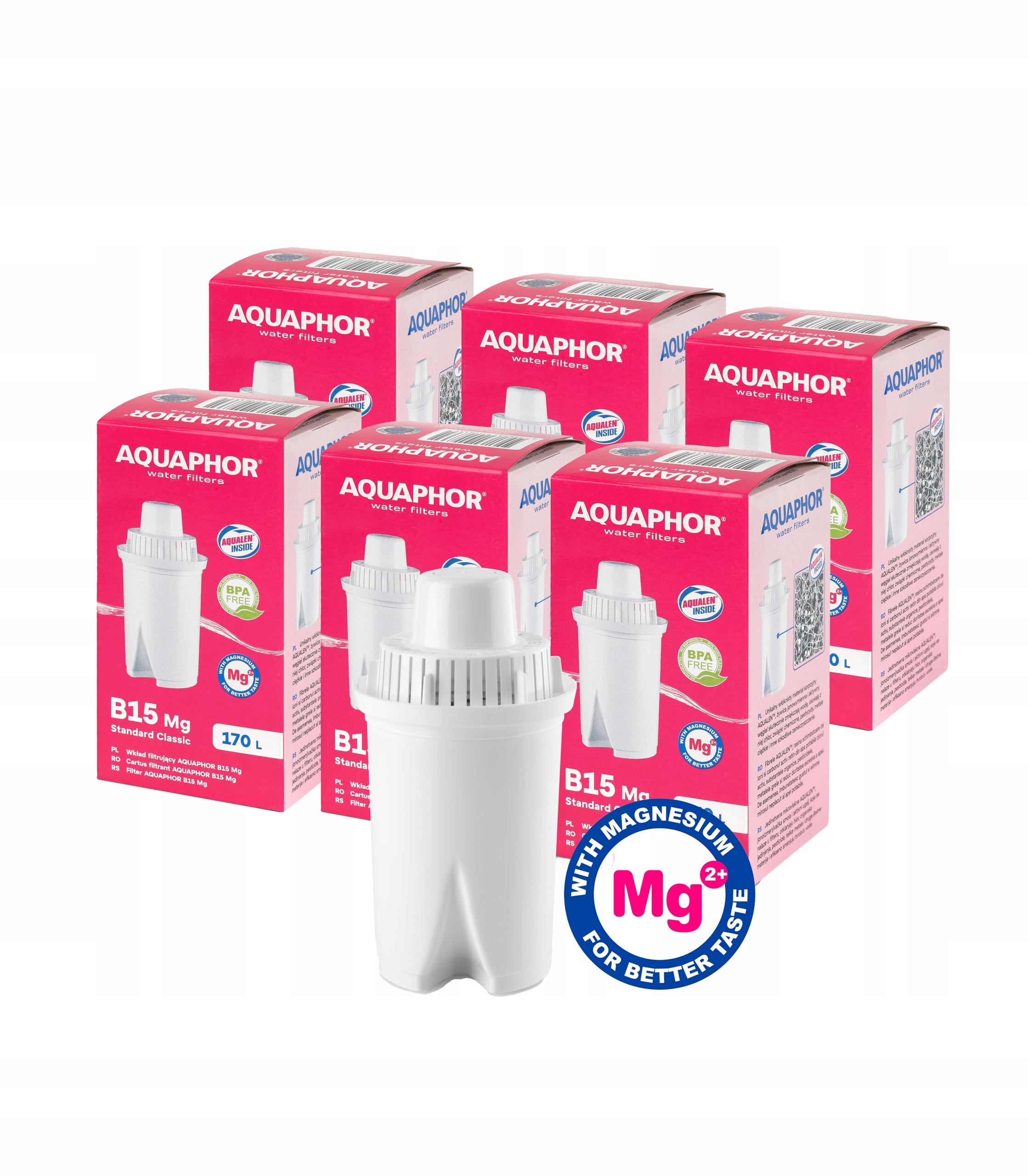 

Wkład filtrujący Aquaphor B15 Standard Mg 6 szt.