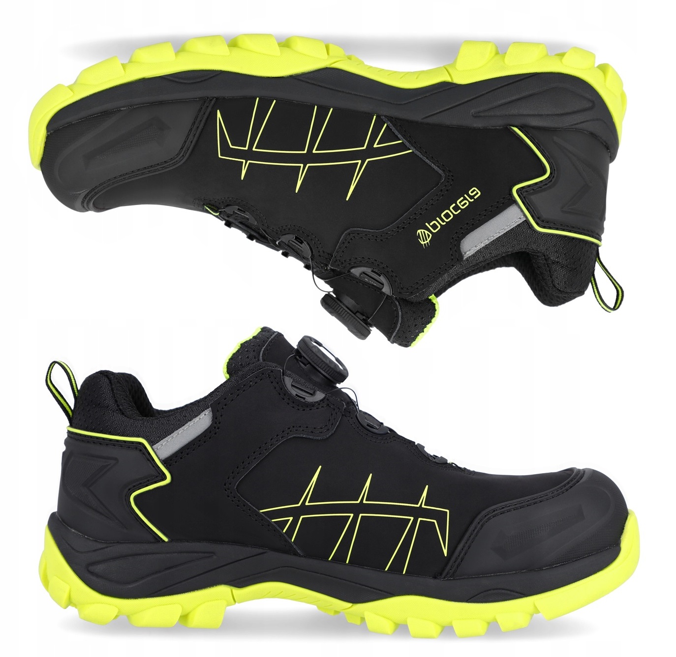 Buty Robocze Półbuty Bhp Rebel S3S Hro nosek kompozyt kevlar Boa Rozmiar 43