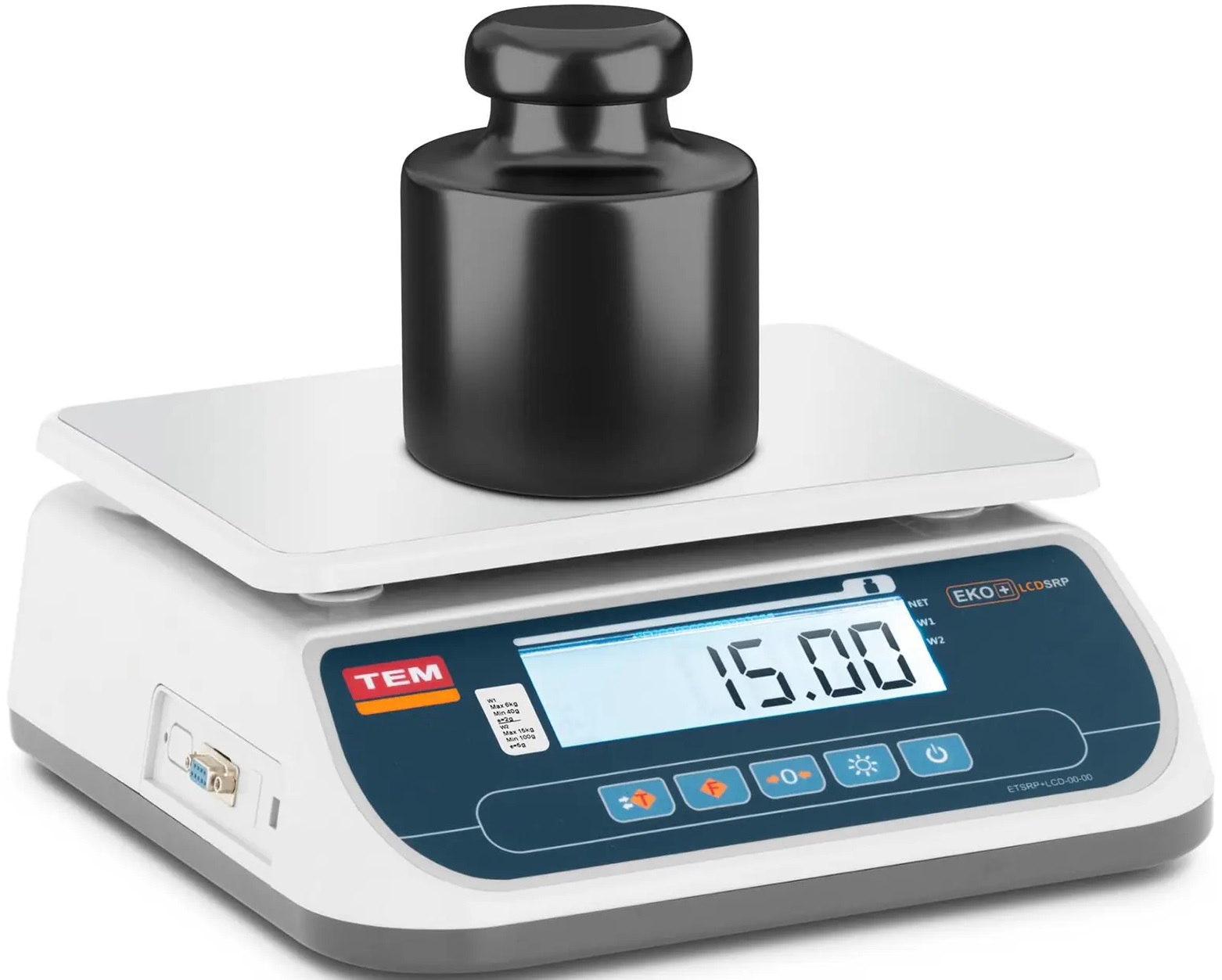 Obchodní váha 15kg/5g 21x28cm legalizace Tem TSRP+LCD15T-B1 10200017
