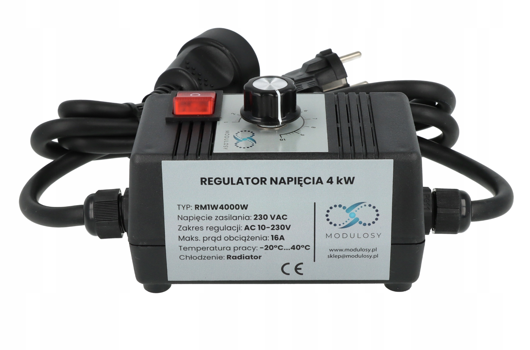 REGULATOR NAPIĘCIA OBROTÓW MOCY GRZAŁKI 2500W 230V Kod producenta Regulator mocy 4kW