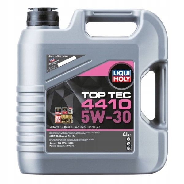 Liqui Moly Olej 5V30 4 L Top Tec 4410/ C3/ RN17