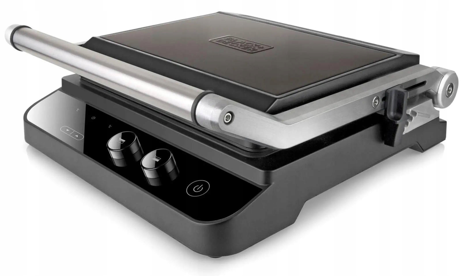 Grill elektryczny Black&Decker czarny 2000 W z regulacją temperatury