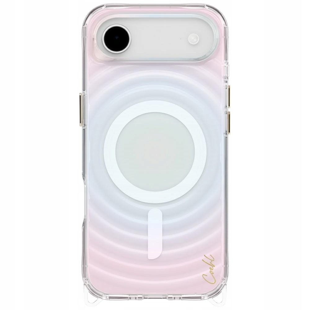Pouzdro Uniq Coehl Vela pro iPhone Air s magnetickým nabíjením, opálové