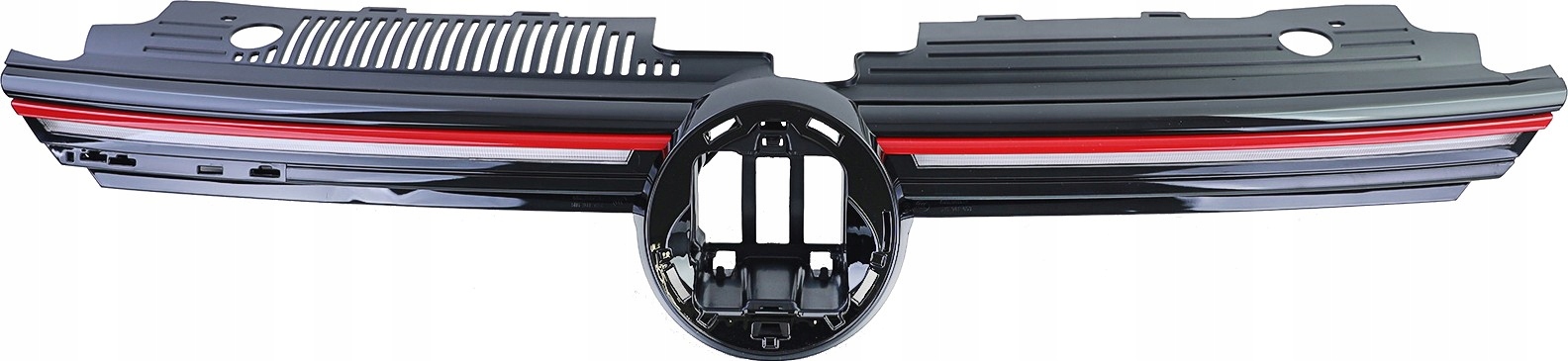 Vw Golf VIII 8 Gti 2019- Gril Mřížka Atrapa Led Červeno-černá Lesk