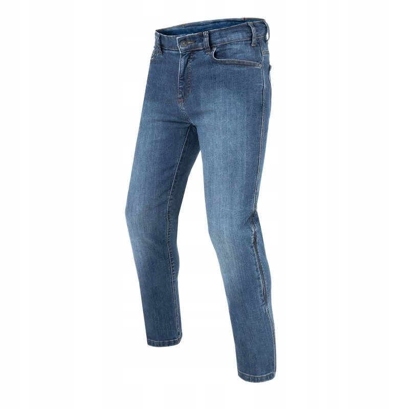 Motocyklové Džínsové Nohavice Rebelhorn Classic III Regular Fit Washed Blue