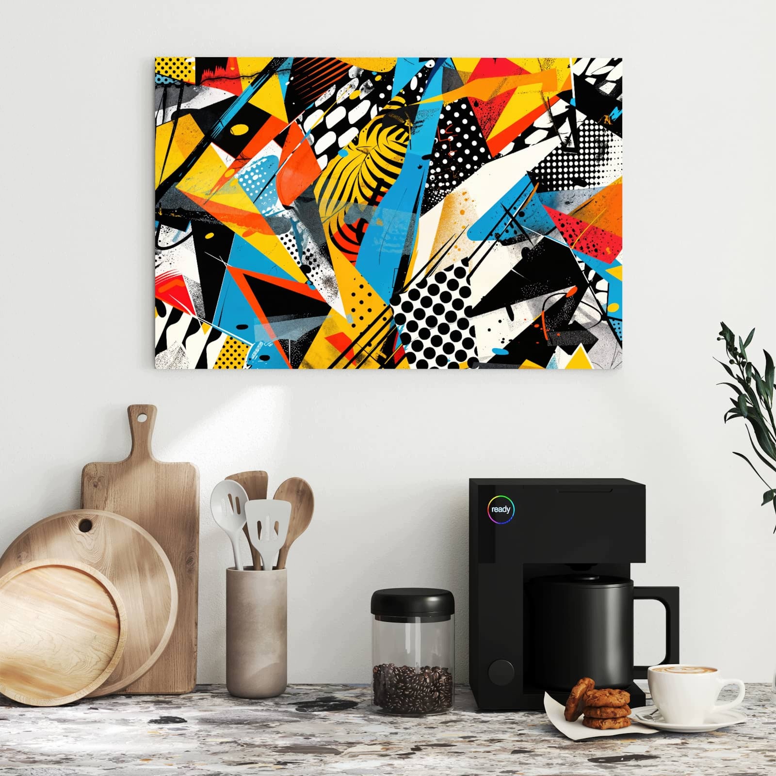 Magnetická tabule Abstraktní Umělecké dílo 60 × 40 cm