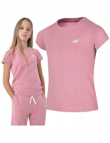 

Koszulka Dziewczęca 4F T-shirt Bawełna 122