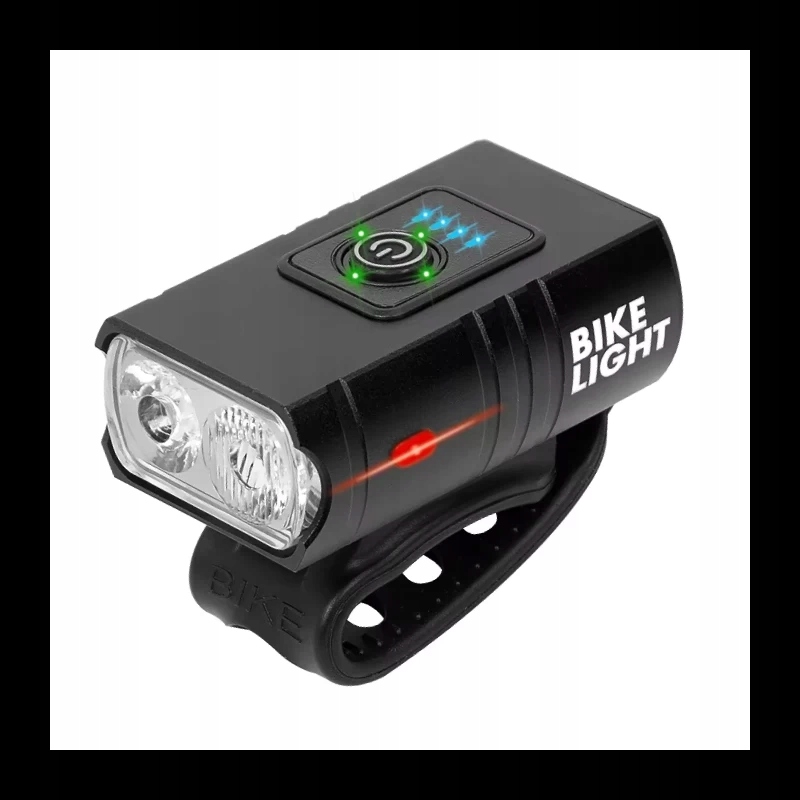mocna lampka rowerowa akumulatorowa 2x Led Roxar T6 800lm