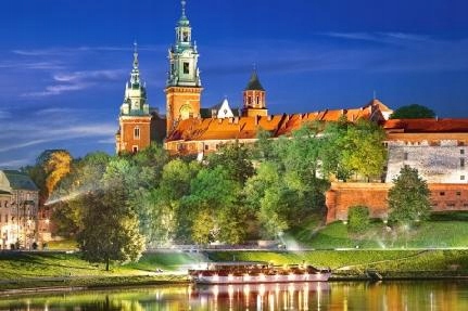 

Puzzle Widok Rzeka Zamek Wawel 9+ 1000 Castor