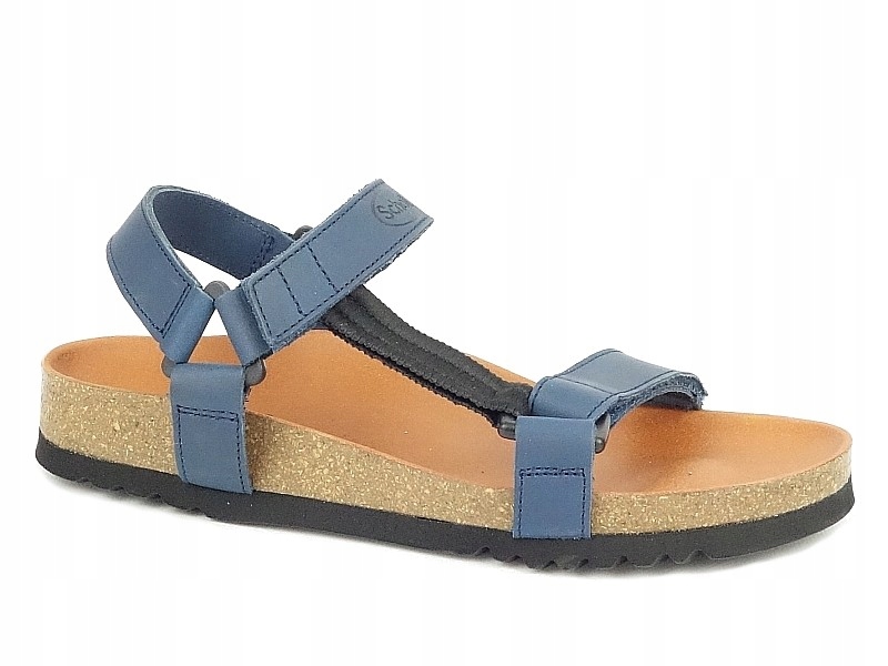 

Scholl Heaven Kultowe Niebieskie Sandały r. 40