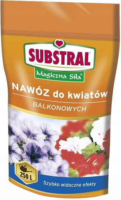 

Nawóz do roślin balkonowych 250g Substral Magiczna