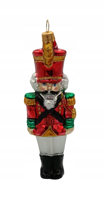 BOMBKI CHOINKOWE SZKLANE Nutracker 14cm