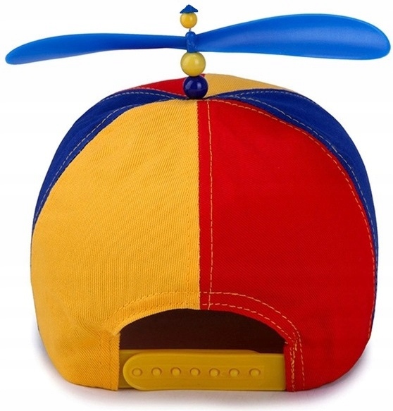 Czapka z Daszkiem Czapeczka Kolorowa ze Śmigiełekim Smigłem Wiatrak Bal Marka bez marki