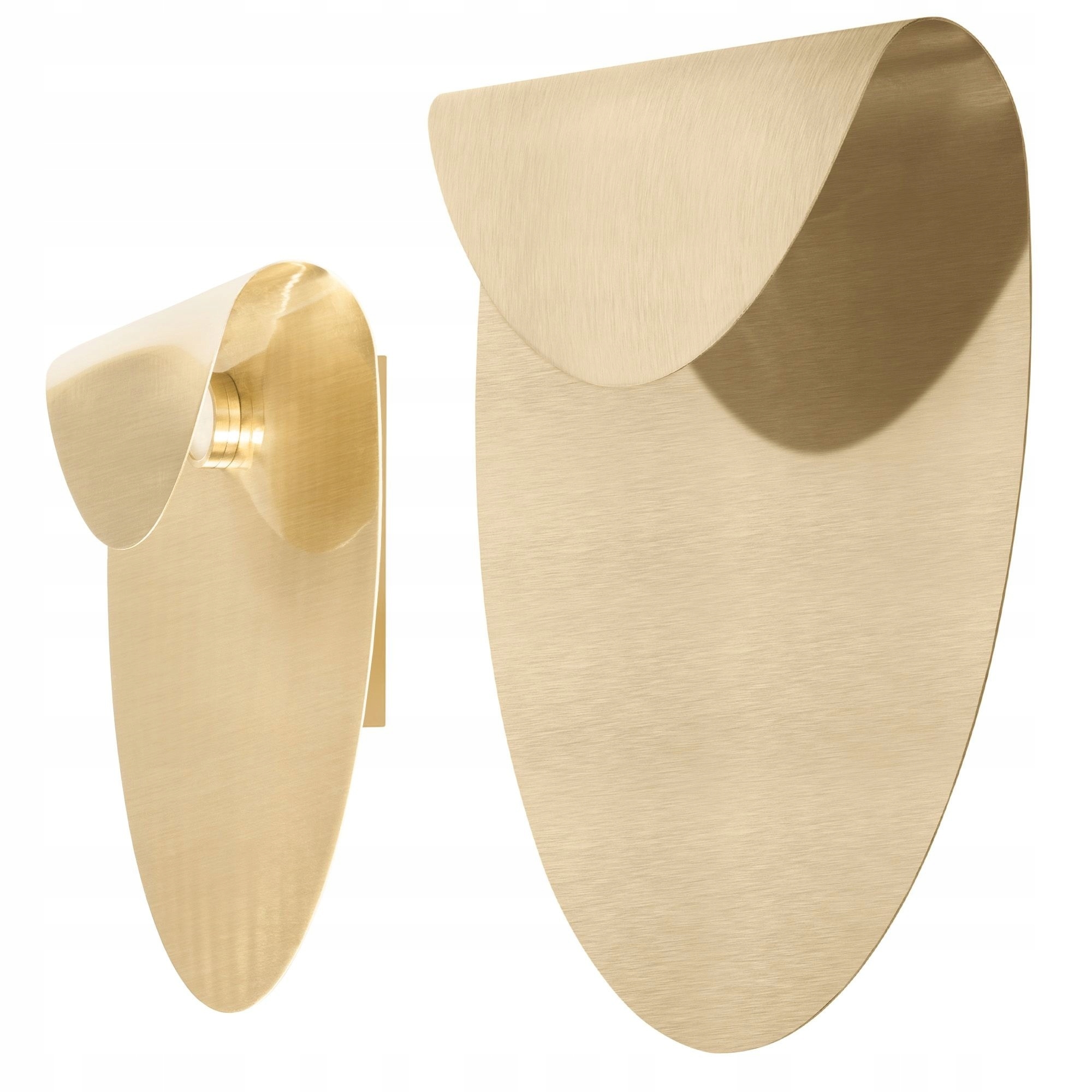 Led nástenná lampa Moderná nástenná lampa kovová zlatá matná starnúca