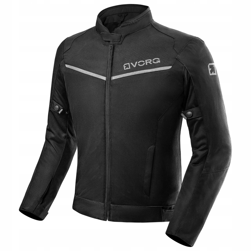 Textilná motocyklová bunda Vorg Nano Black čierna Darčeky