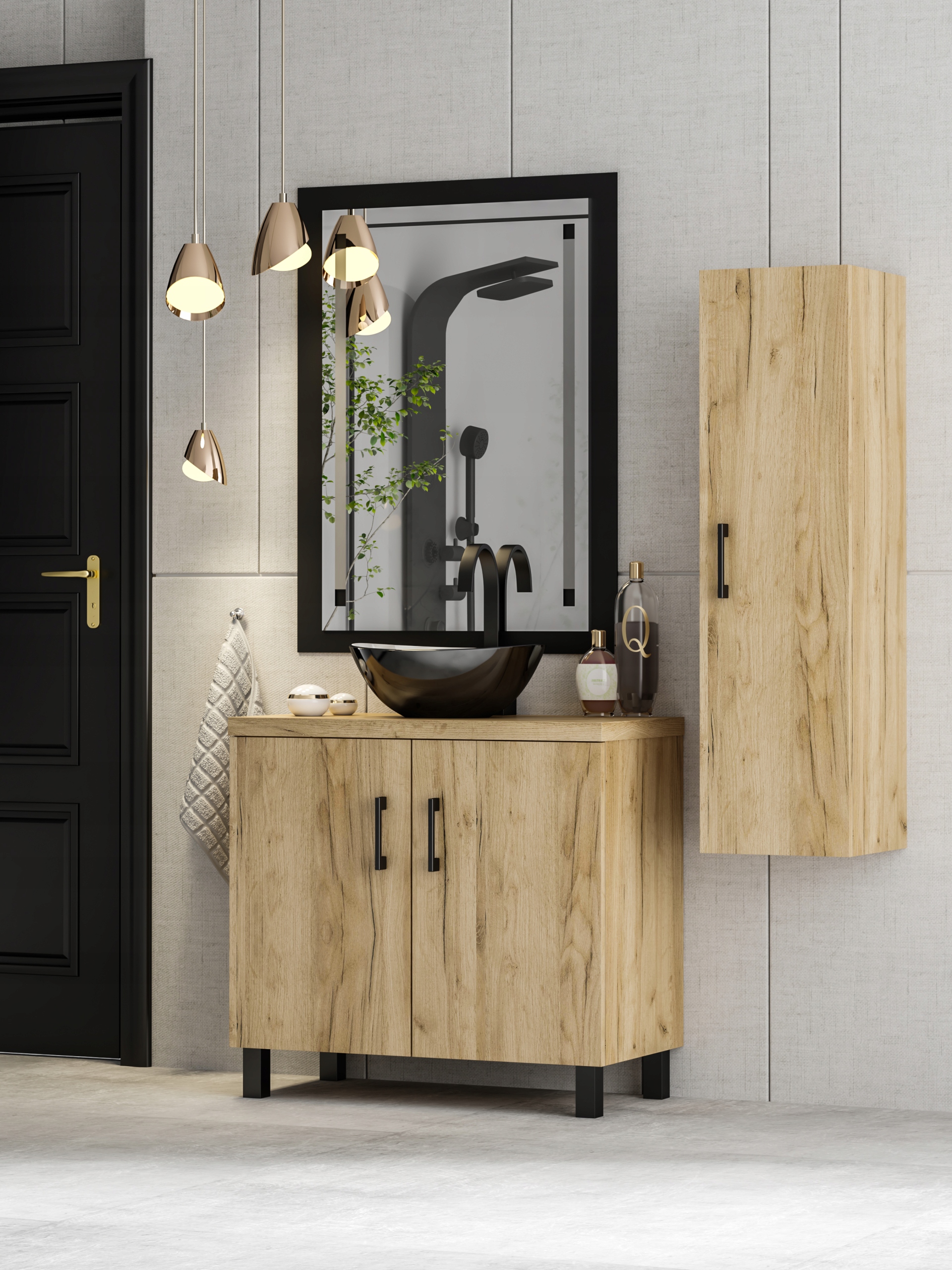 Szafka łazienkowa stojąca ROCO 80 PRODUCENT KOLORY Kod producenta Szafka łazienkowa LUNA 50 z blatem