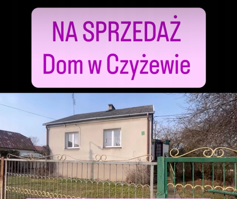 Dom, Czyżew, Wysokomazowiecki, 80 m²