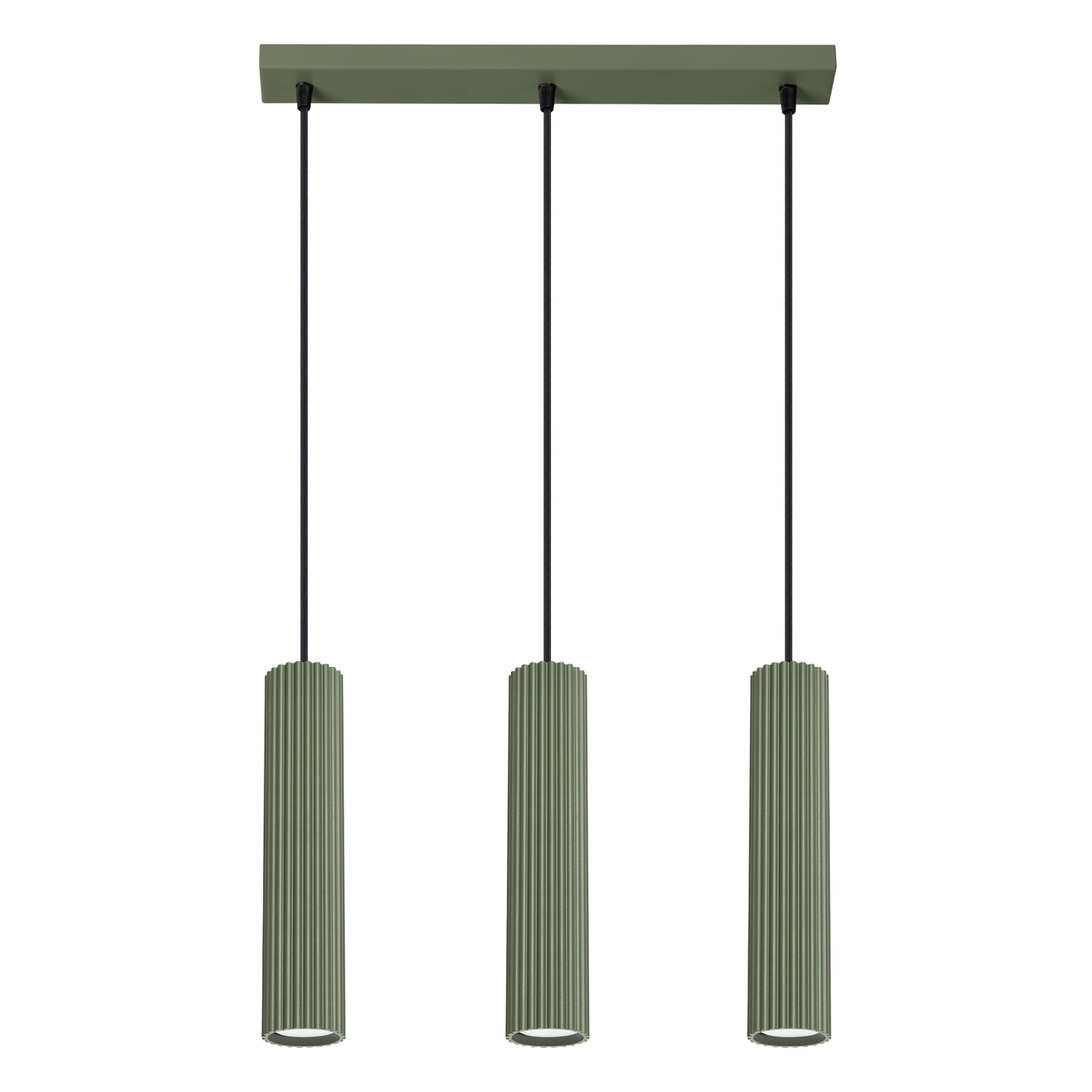 Závesná stropná lampa Zwis Tuba Spot 3x GU10 Olivová Karbonová 1613 Sollux