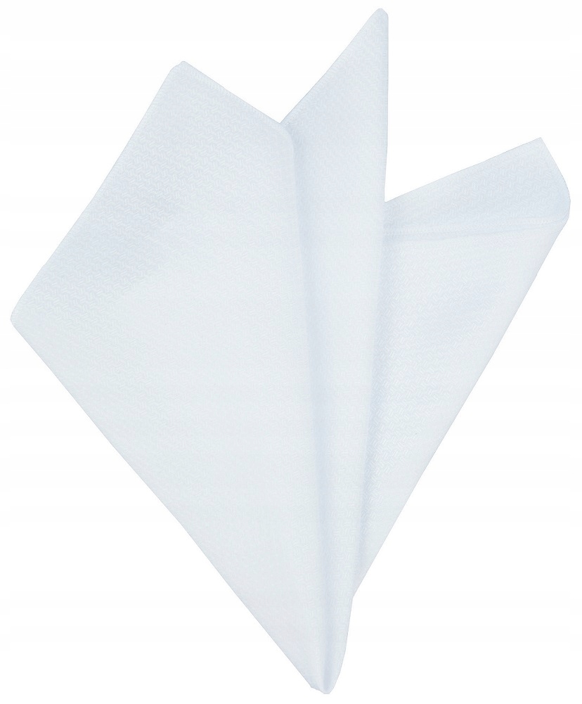 

Poszetka Poszetki biała męska 27cm