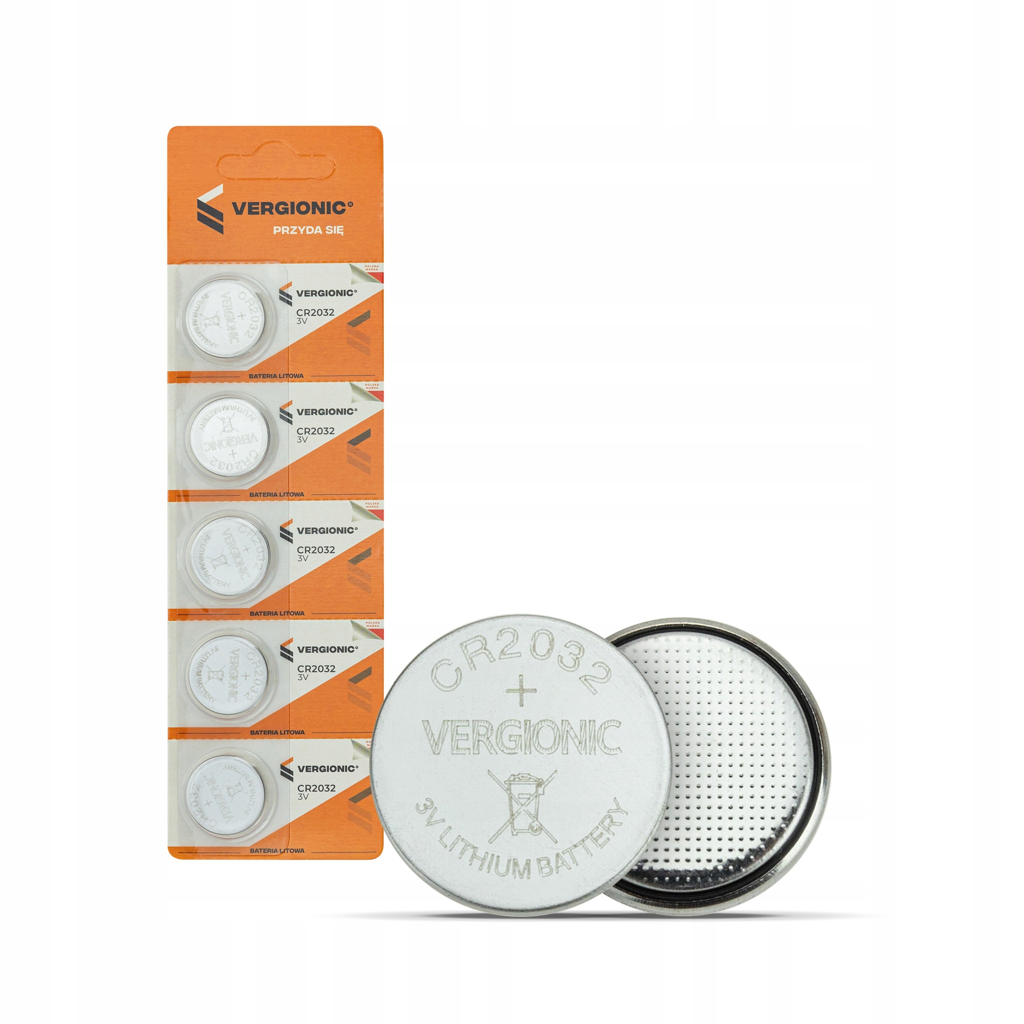 

Bateria litowa guzikowa lithum mocna CR2032 5 szt.