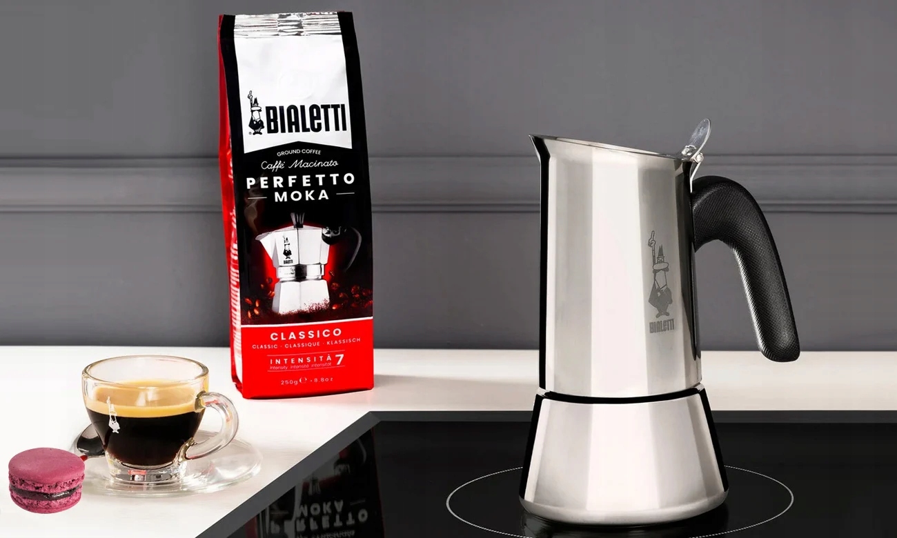 Kawiarka klasyczna Bialetti 6tz 295 ml + kawa Perfetto Moka Classico 250g Kod producenta 3541