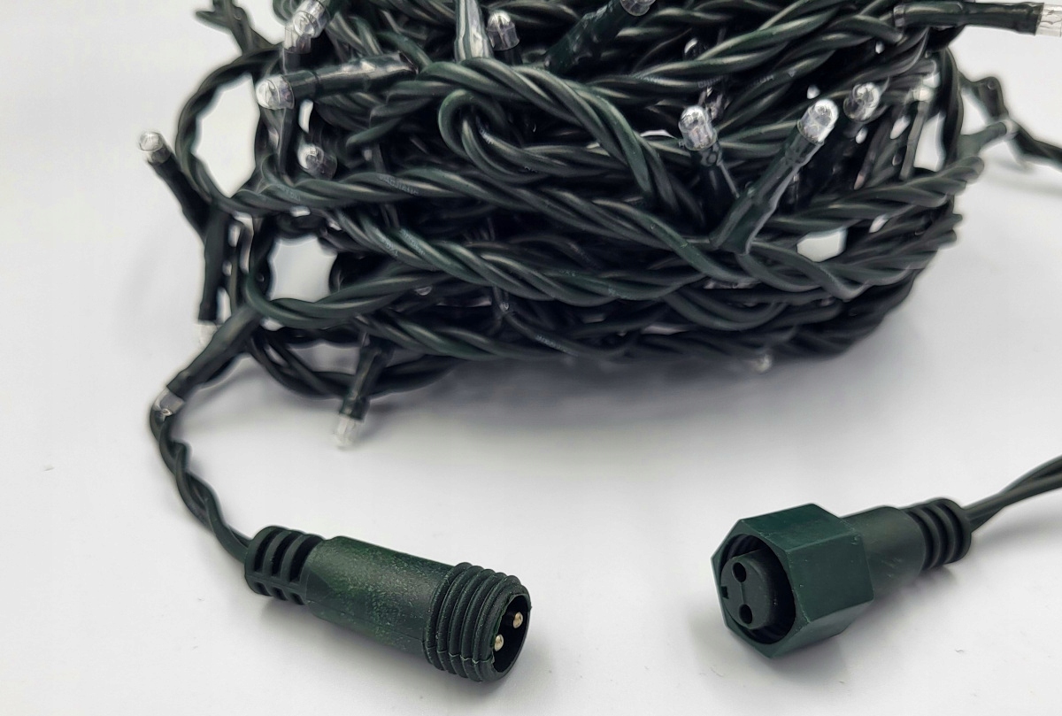 lampki CHOINKOWE RYŻ 100 CIEPŁE 7m stałe światło Zasilanie sieciowe